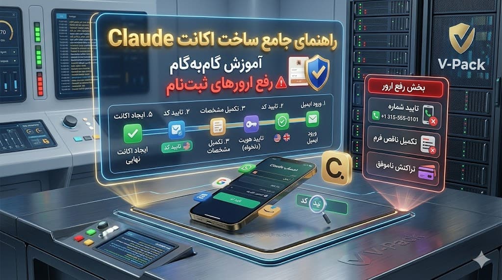 راهنمای جامع ساخت اکانت Claude؛ آموزش گام‌به‌گام رفع ارورهای ثبت‌نام (۲۰۲۶)