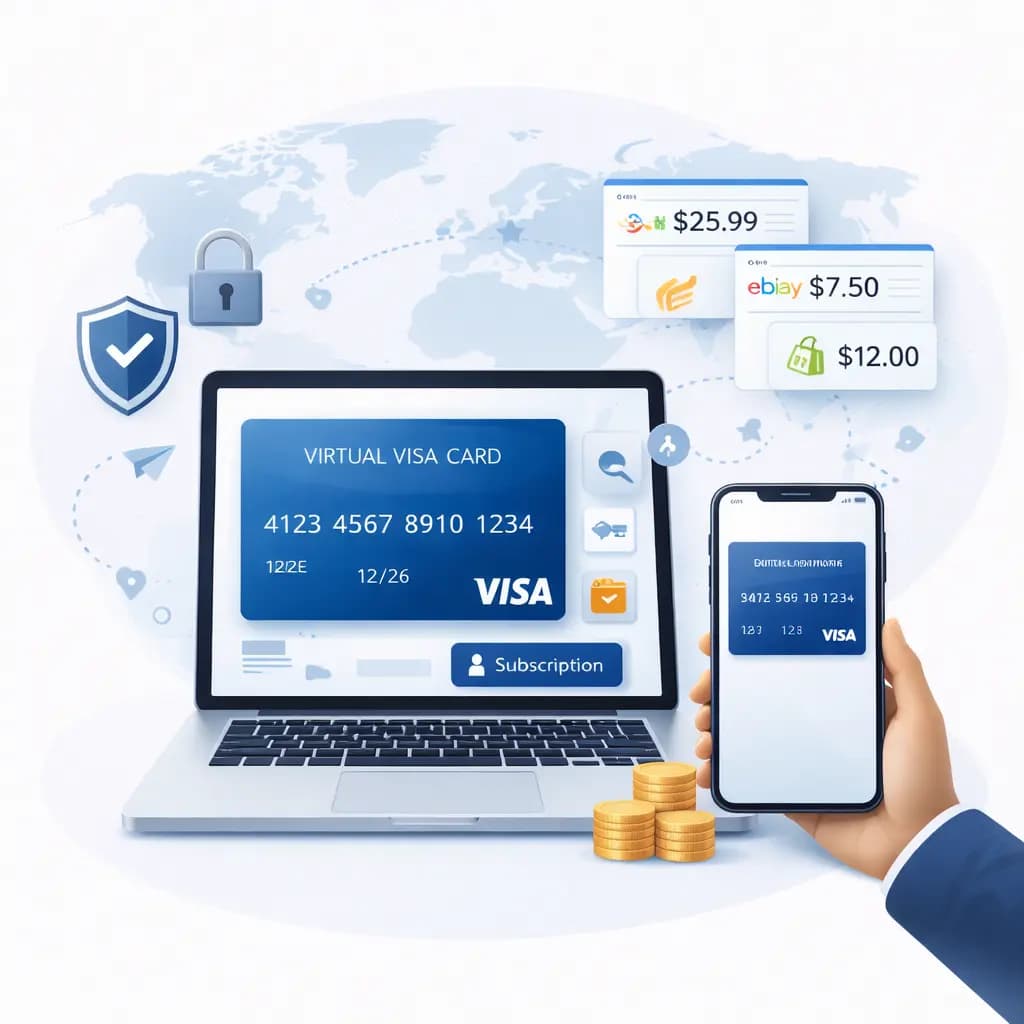 راهنمای کامل استفاده از ویزا کارت مجازی برای خریدهای خارج از کشور
