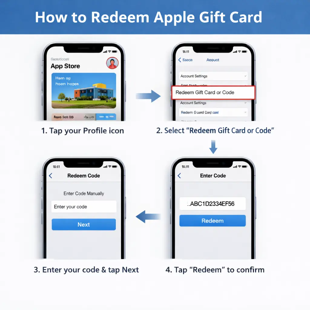 راهنمای کامل استفاده از گیفت کارت اپل در ایران