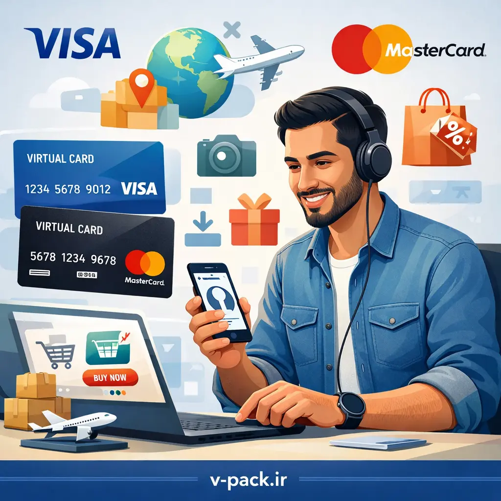 مستر کارت و ویزا کارت مجازی: تفاوت‌ها و کاربردها