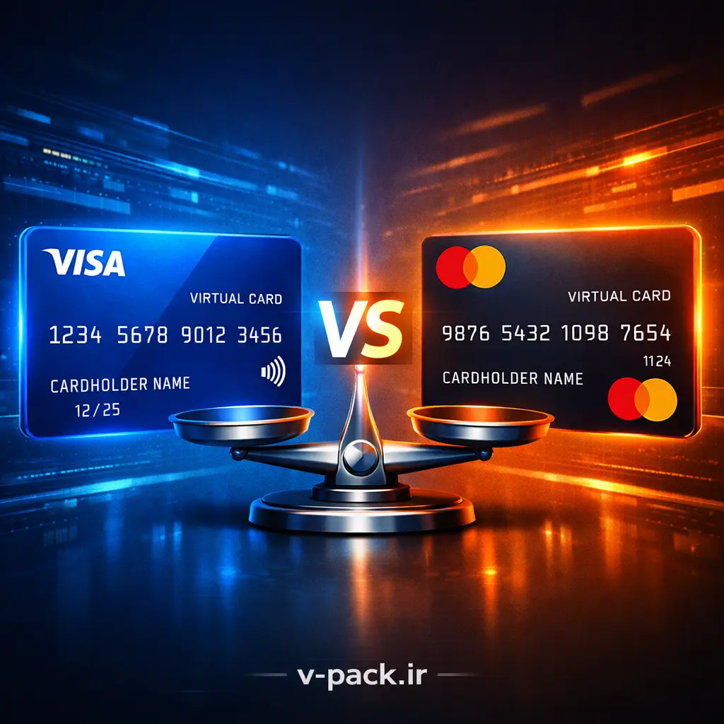 مقایسه مزایای ویزا کارت مجازی و مستر کارت
