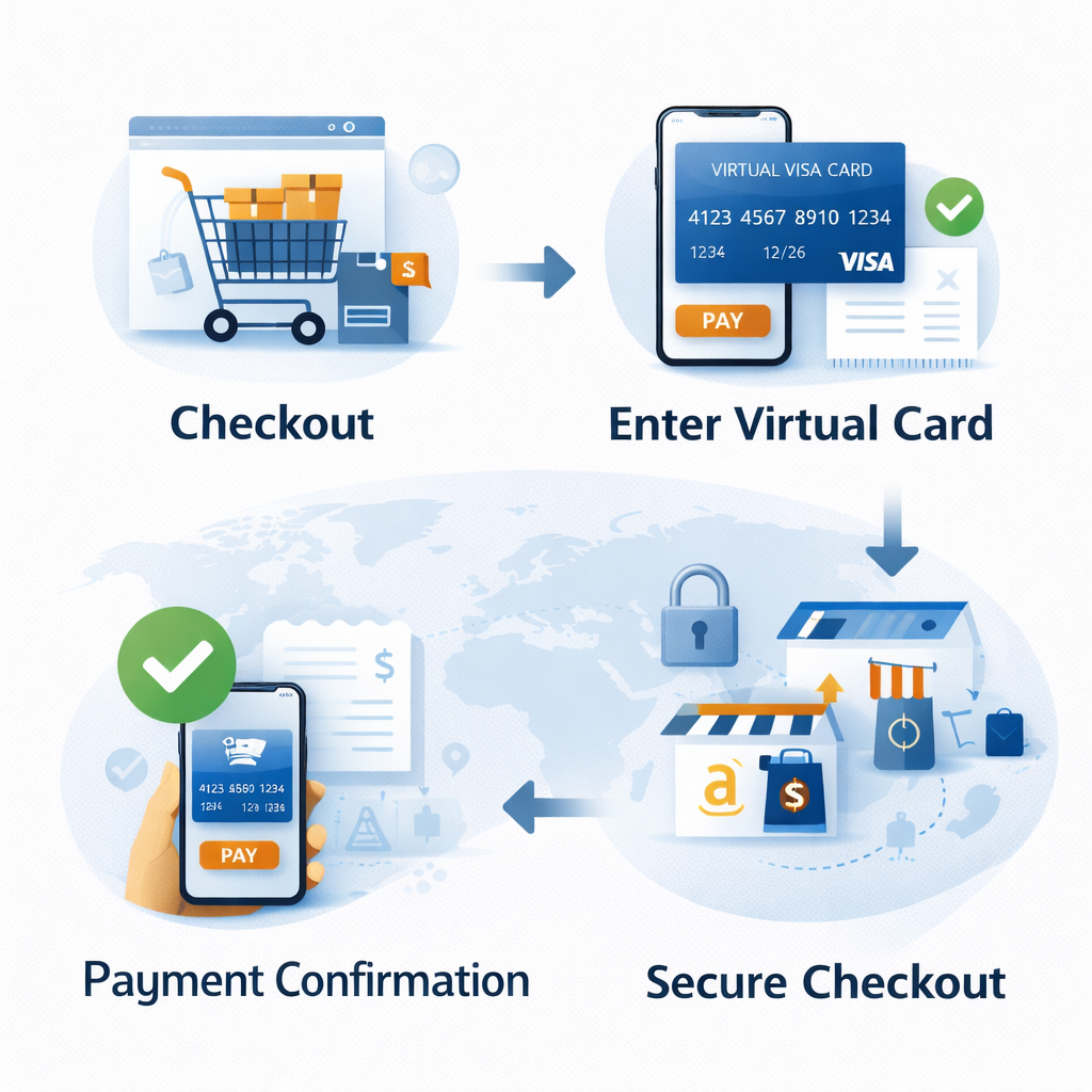 راهنمای کامل استفاده از ویزا کارت مجازی برای خریدهای خارج از کشور