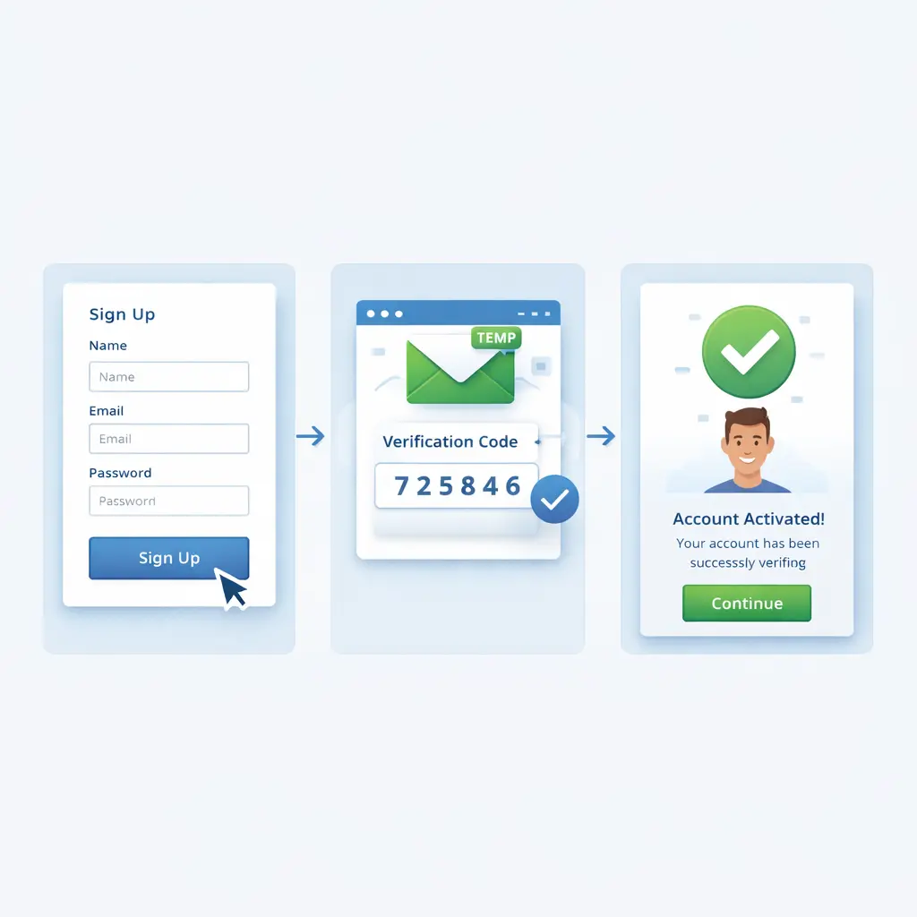 راهنمای کامل استفاده از ایمیل موقت برای وریفای حساب